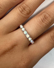 Load image into Gallery viewer, Opal Eternity Ring

